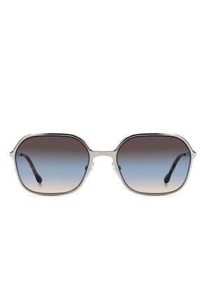 Isabel Marant Eyewear geometric-frame sunglasses - Blue