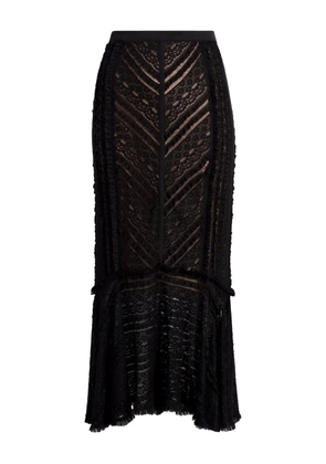 Cinq A Sept Maceio ruffled skirt - Black