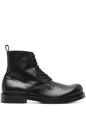 Officine Creative lace-up leather ankle boots - Black