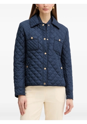 FRACOMINA press-stud quilted puffer jacket - Blue