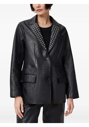 AllSaints studded leather blazer - Black
