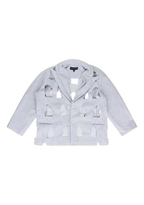 Who Decides War cut-out detail blazer - Grey