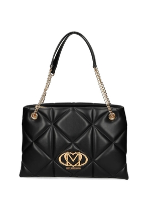 Love Moschino quilted tote bag - Black