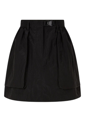 TOMBOY buckle-fastening pocket mini skirt - Black