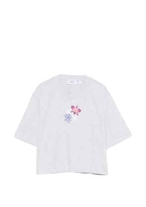 Off-White floral-print T-shirt - Grey