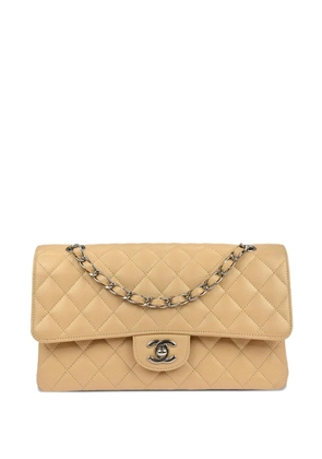 CHANEL Pre-Owned 2014 medium Classic flap shoulder bag - Neutrals