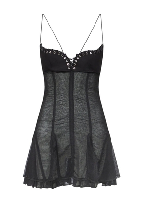 Ludovic de Saint Sernin Eva mini dress - Black