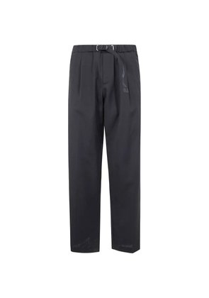 White Sand pocket buckle trousers - Black
