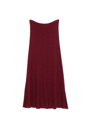 Gabriela Hearst Sabine beads-detail midi skirt - Red