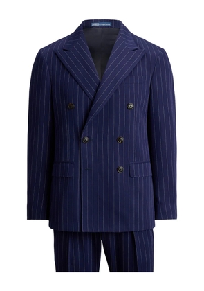 Polo Ralph Lauren pinstriped double-breasted suit - Blue
