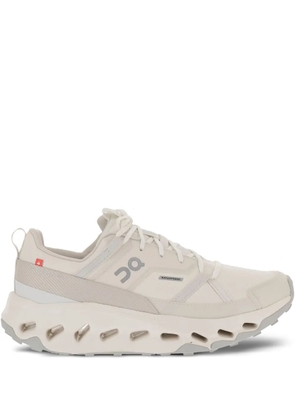 On logo-print sneakers - White