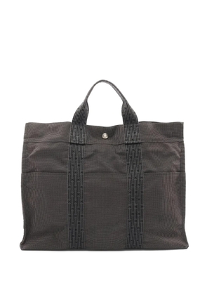 Hermès Pre-Owned canvas yale line tote bag - Grey