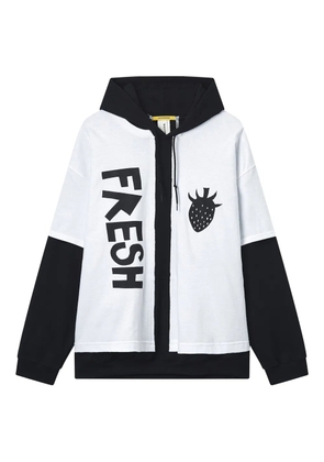 WESTFALL strawberry-print hoodie - White