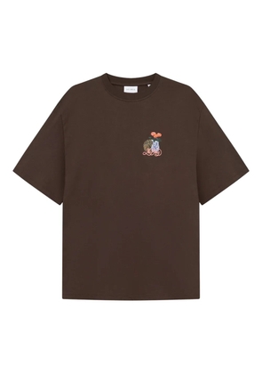 Les Deux graphic-print T-shirt - Brown