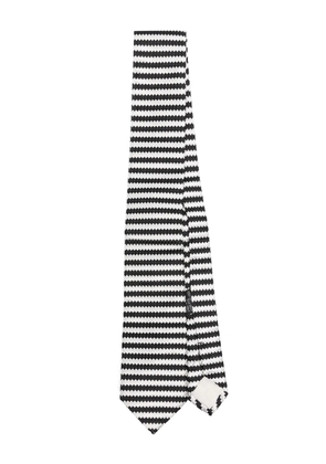 Dolce & Gabbana Pre-Owned 2000s patterned-jacquard tie - Black