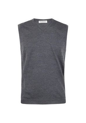 GOES BOTANICAL V-neck sleeveless vest - Grey