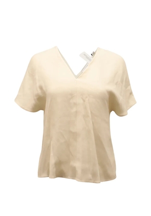Vince dolman sleeve V-neck blouse - Neutrals