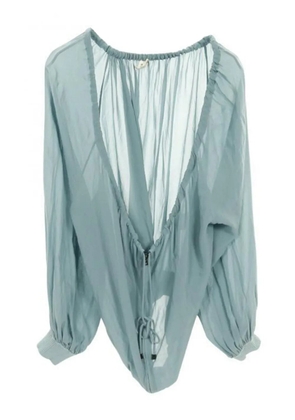 Hermès Pre-Owned 2010s gathered top - Blue