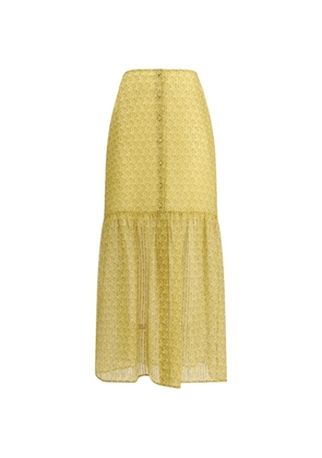 Kristina Ti Leonine maxi skirt - Yellow