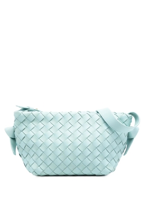Bottega Veneta Pre-Owned 2012-2025 Lambskin Intrecciato Tie shoulder bag - Blue