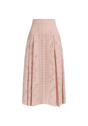 Alberta Ferretti pleated skirt - Pink