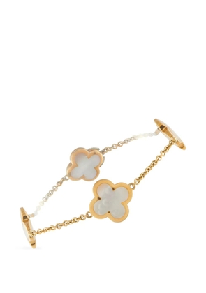 Van Cleef & Arpels Alhambra mother-pearl-clover bracelet - Gold