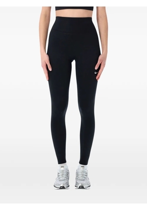 Nike logo-detail leggings - Black