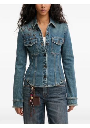 Miss Sixty chest-pocket buttoned shirt - Blue