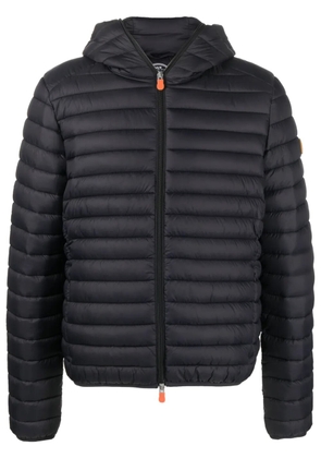 Save The Duck concealed hood padded jacket - Black