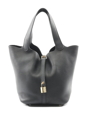 Hermès Pre-Owned MM Picotane leather handbag - Black