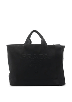 Prada Pre-Owned 2010s large canvas tote bag - Black