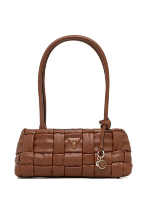GUESS USA charm-detail shoulder bag - Brown
