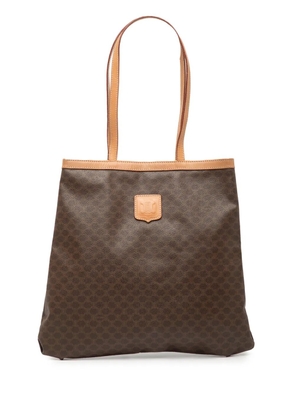 Celine Pre-Owned 2014 Macadam Coated Canvas tote bag - Brown
