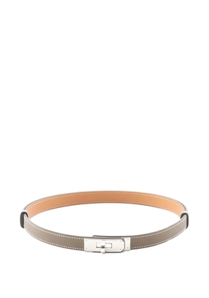 Hermès Pre-Owned Kelly leather belt - Grey