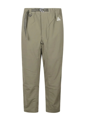 Nike logo-print trousers - Green