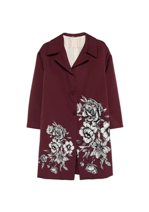 Antonio Marras floral-print coat - Red
