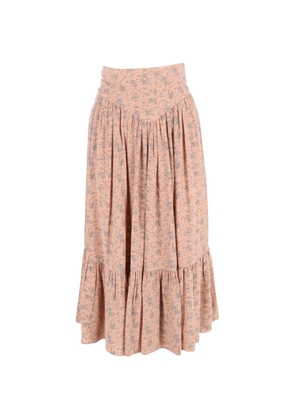 Celine Pre-Owned Prairie printed midi skirt - Pink