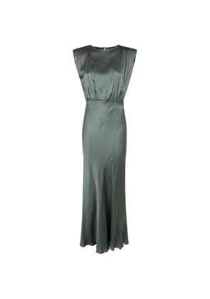 Semicouture Casilda draped maxi dress - Green