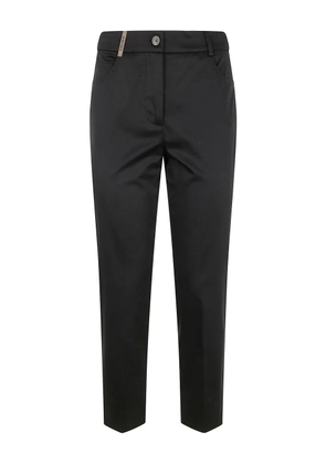 Peserico tapered trousers - Black