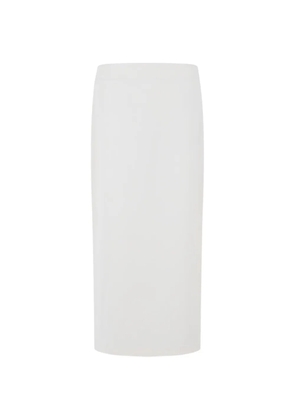LouLou de Saison maxi back slit skirt - White