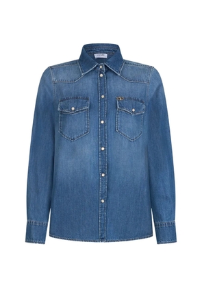 LIU JO denim wash shirt - Blue