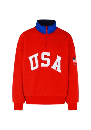 Polo Ralph Lauren half-zip sweater - Red