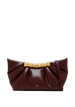 JW Pei Leia ruched clutch bag - Brown