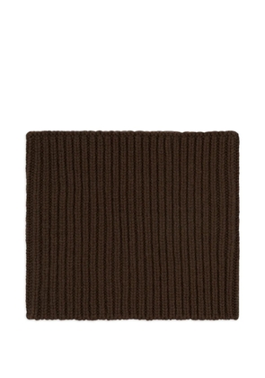 BOMPARD ribbed snood - Brown