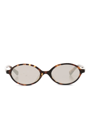 Miu Miu Eyewear oval-frame sunglasses - Brown