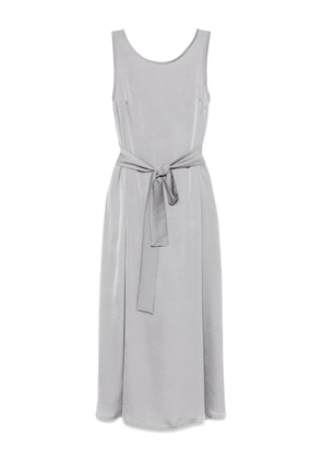 MOUTAKI satin midi dress - Grey