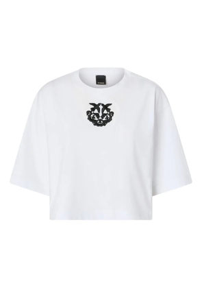 PINKO logo-detail short-sleeve T-shirt - White