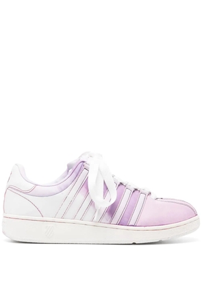 Stain Shade bleached trainers - Purple