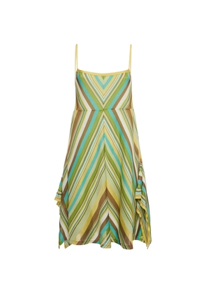 Missoni Pre-Owned chevron-pattern dress - Yellow