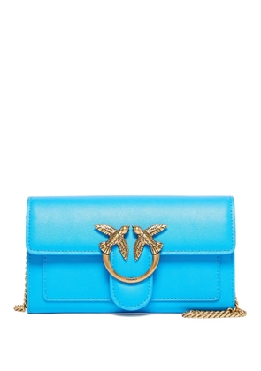 PINKO Love-Birds chain cross body bag - Blue